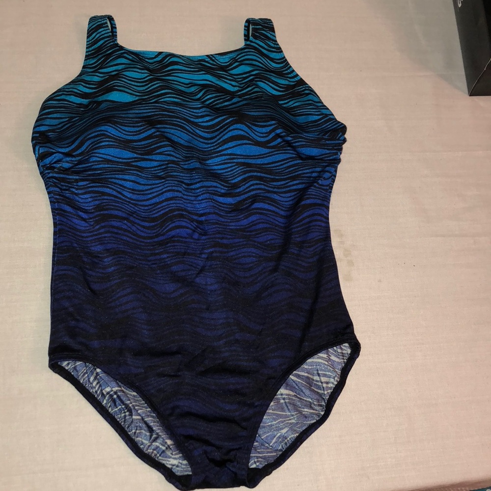 Colorful tiger print bathing suit